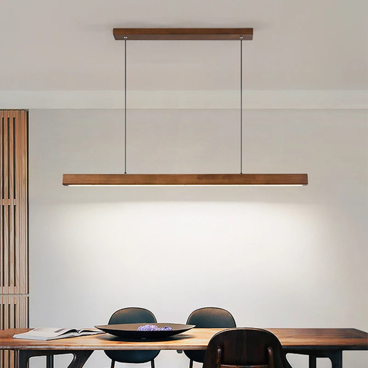 Modern Wooden LED Pendant Chandelier Lighting