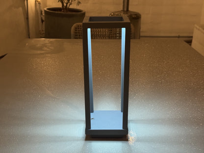 VetraLux™ Outdoor LED Lantern – Matte Rechargeable Table Lamp