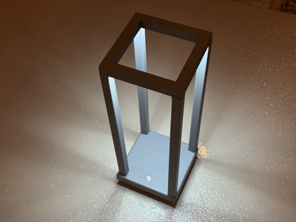 VetraLux™ Outdoor LED Lantern – Matte Rechargeable Table Lamp