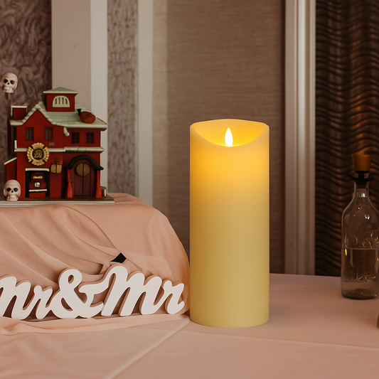 Cozy Outdoor Flameless LED Candle – Safe & Waterproof