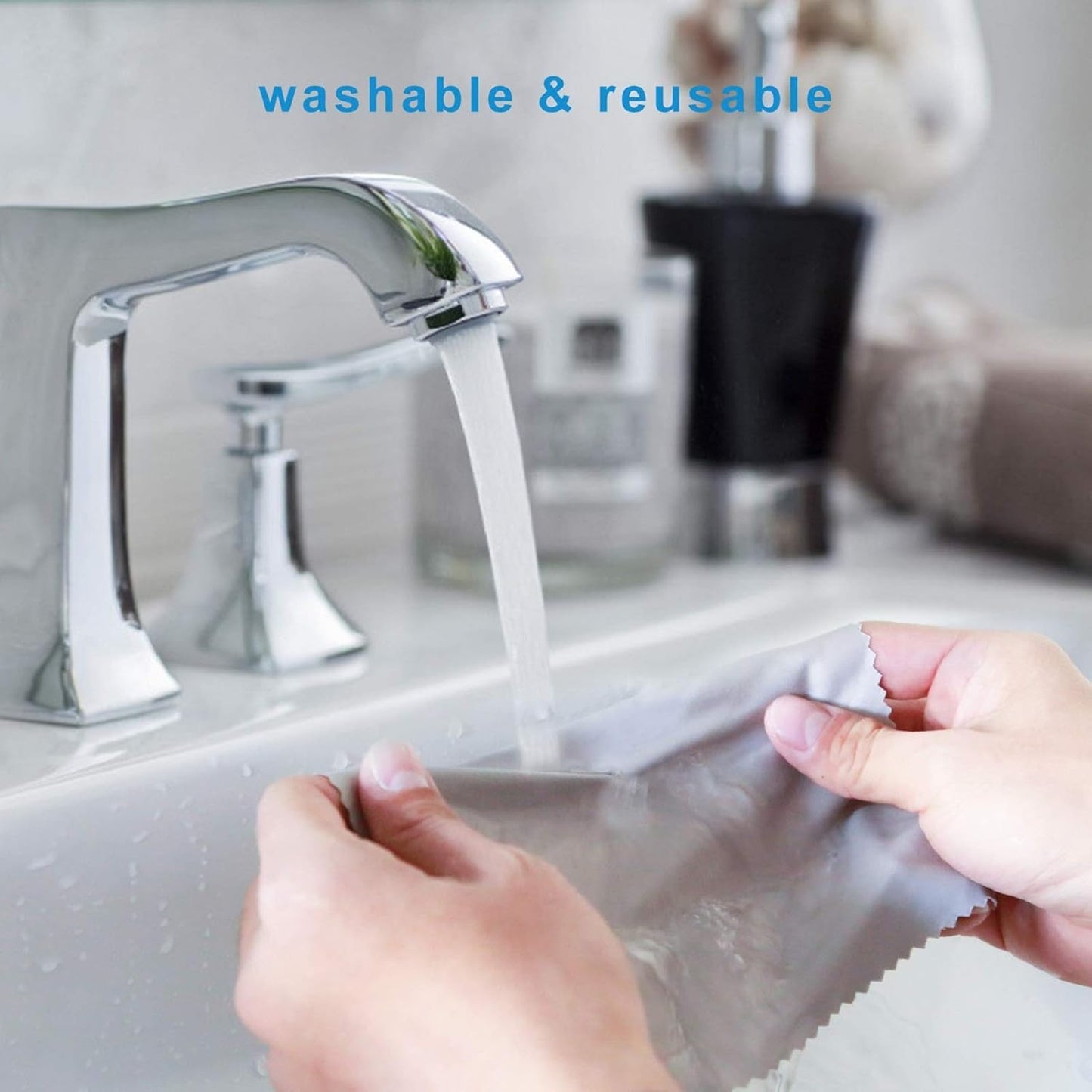 2-Pack Ultra Soft Microfiber Cleaning Cloth - Streak Free (6" x 7" )