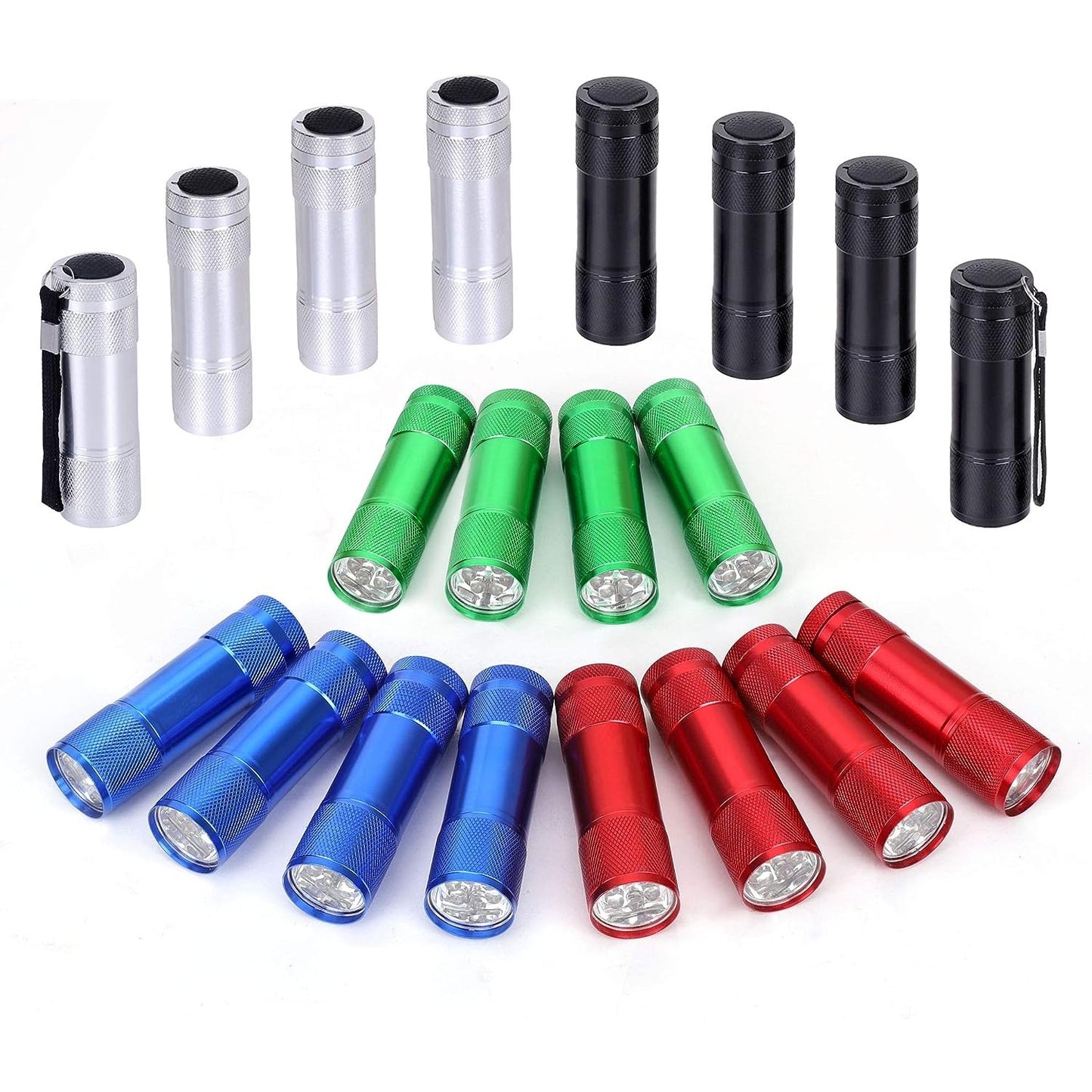 Mini LED Flashlight (Batteries Included) - 100k hrs LED Runtime - 1 Pack